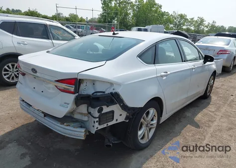 2018 Ford Fusion Se из США, поврежденный, VIN 3FA6P0HD9JR265956